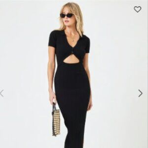 L*SPACE Lena Dress in Black, Size L